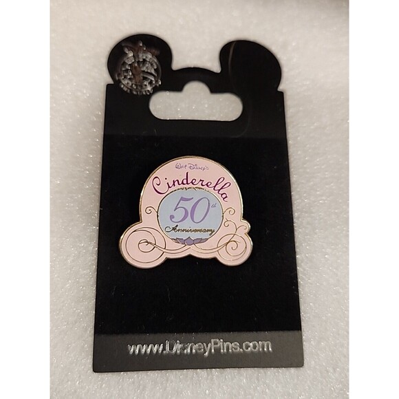 Disney Pin Cinderella 50th Anniversary Pumpkin Princess Coach Pink PP# 1210 - Picture 1 of 4